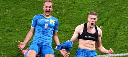 EURO 2020, optimi de finală: Suedia - Ucraina 1-2, după prelungiri